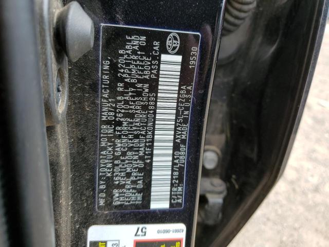 Photo 11 VIN: 4T1F11BK0NU048895 - TOYOTA CAMRY XLE 