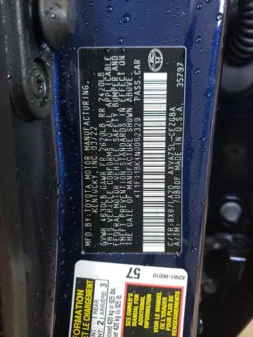 Photo 9 VIN: 4T1F11BK4NU062329 - TOYOTA CAMRY XLE 