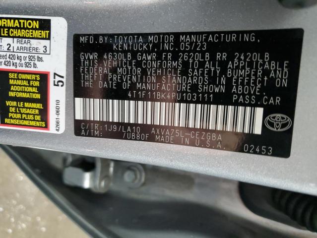 Photo 11 VIN: 4T1F11BK4PU103111 - TOYOTA CAMRY 