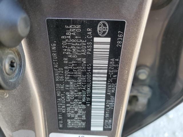 Photo 11 VIN: 4T1F11BK6LU005465 - TOYOTA CAMRY XLE 