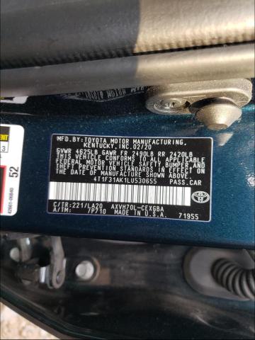 Photo 9 VIN: 4T1F31AK1LU530655 - TOYOTA CAMRY XLE 