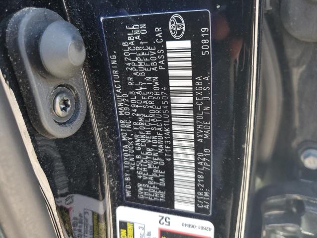 Photo 11 VIN: 4T1F31AK1LU545074 - TOYOTA CAMRY 