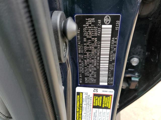 Photo 11 VIN: 4T1F31AK1MU024812 - TOYOTA CAMRY XLE 