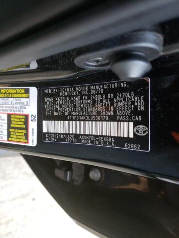 Photo 9 VIN: 4T1F31AK3LU536179 - TOYOTA CAMRY XLE 