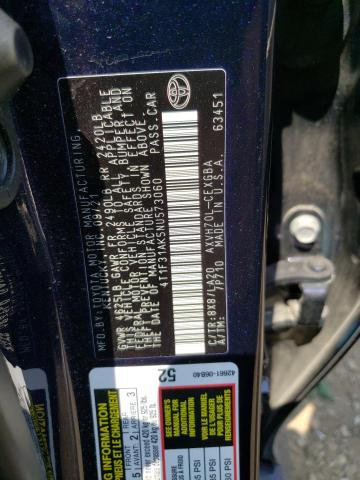 Photo 11 VIN: 4T1F31AK5NU573060 - TOYOTA CAMRY XLE 