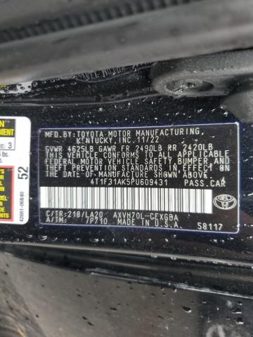 Photo 11 VIN: 4T1F31AK5PU609431 - TOYOTA CAMRY XLE 