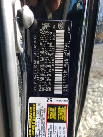 Photo 9 VIN: 4T1F31AK8LU521225 - TOYOTA CAMRY XLE 