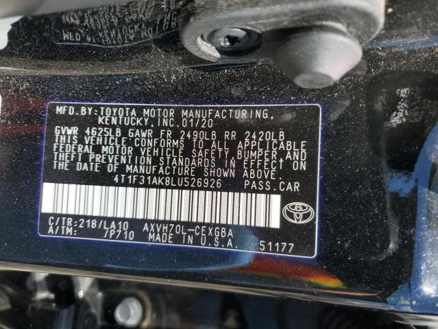 Photo 12 VIN: 4T1F31AK8LU526926 - TOYOTA CAMRY 