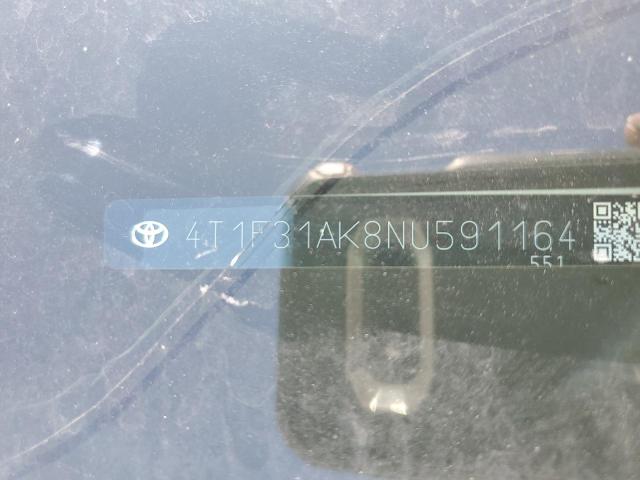 Photo 11 VIN: 4T1F31AK8NU591164 - TOYOTA CAMRY XLE 