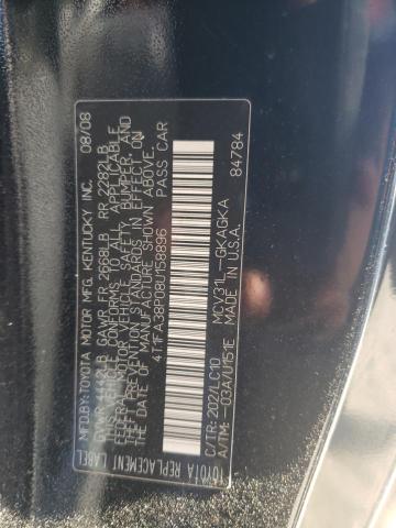 Photo 11 VIN: 4T1FA38P08U158896 - TOYOTA CAMRY SOLA 