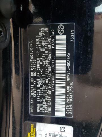 Photo 12 VIN: 4T1FA38P16U073160 - TOYOTA CAMRY SOLA 