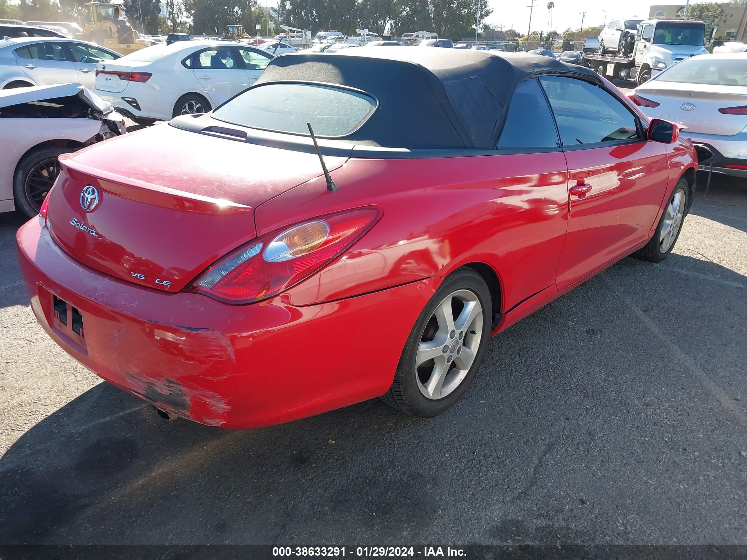 Photo 3 VIN: 4T1FA38P16U099600 - TOYOTA CAMRY SOLARA 