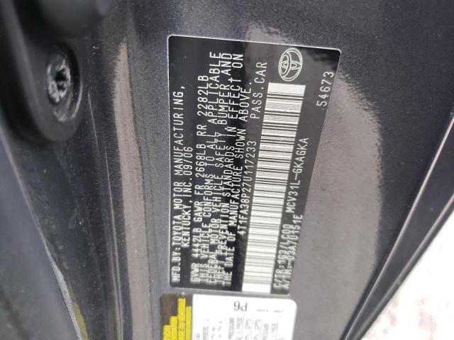 Photo 9 VIN: 4T1FA38P27U117233 - TOYOTA CAMRY SOLA 