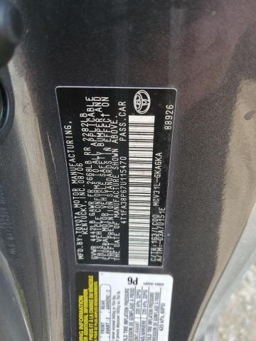 Photo 11 VIN: 4T1FA38P67U115470 - TOYOTA CAMRY SOLA 