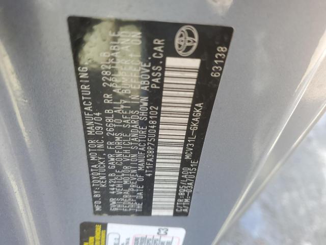 Photo 11 VIN: 4T1FA38P75U048102 - TOYOTA CAMRY SOLA 