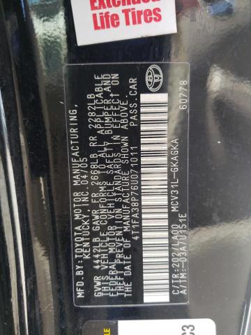 Photo 11 VIN: 4T1FA38P76U071011 - TOYOTA CAMRY SOLA 