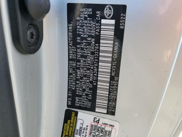 Photo 11 VIN: 4T1FA38P97U132764 - TOYOTA CAMRY SOLA 