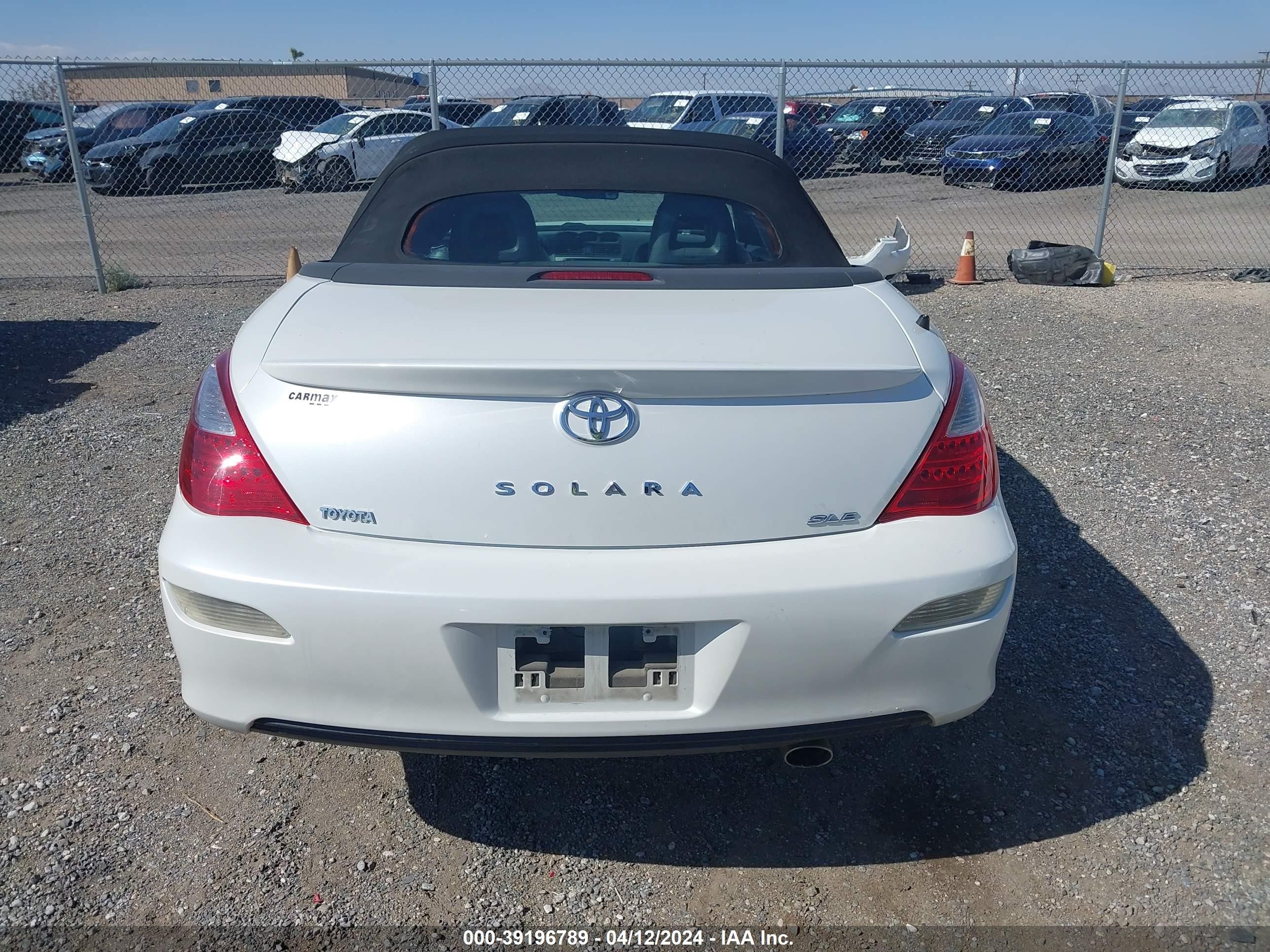 Photo 16 VIN: 4T1FA38PX8U143306 - TOYOTA CAMRY SOLARA 