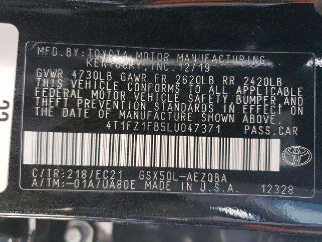 Photo 9 VIN: 4T1FZ1FB5LU047371 - TOYOTA AVALON XSE 