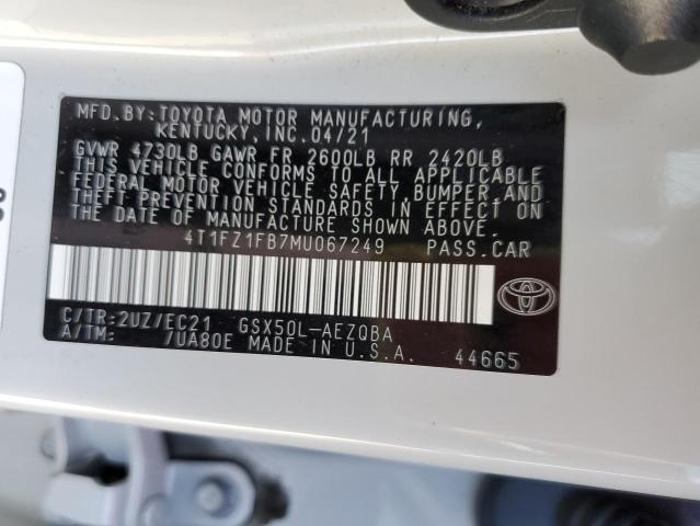 Photo 12 VIN: 4T1FZ1FB7MU067249 - TOYOTA AVALON TRD 