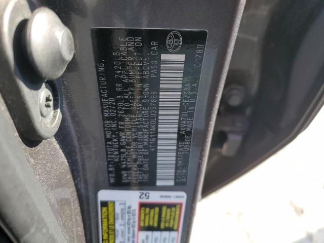 Photo 12 VIN: 4T1G11AK0LU357866 - TOYOTA CAMRY SE 