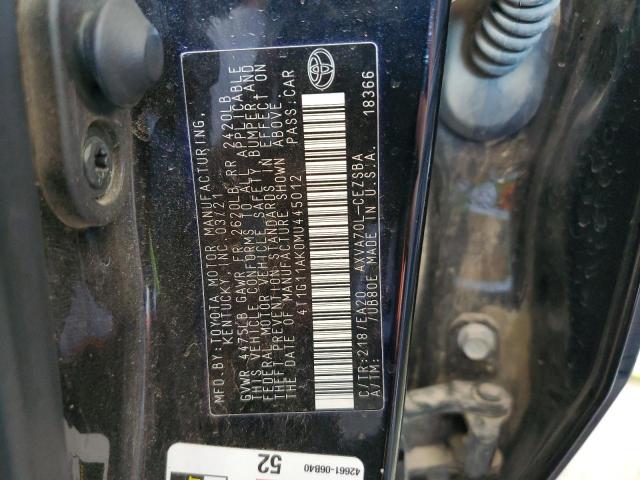 Photo 11 VIN: 4T1G11AK0MU445012 - TOYOTA CAMRY SE 