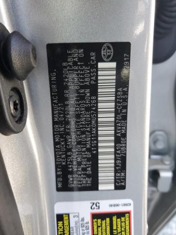 Photo 11 VIN: 4T1G11AK0MU574268 - TOYOTA CAMRY SE 