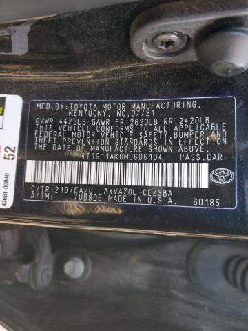 Photo 12 VIN: 4T1G11AK0MU606104 - TOYOTA CAMRY SE 