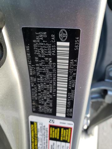 Photo 11 VIN: 4T1G11AK0NU639749 - TOYOTA CAMRY 