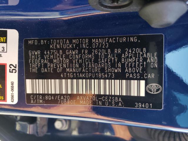 Photo 11 VIN: 4T1G11AK0PU185473 - TOYOTA CAMRY SE N 