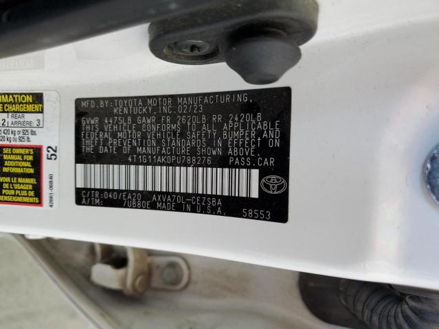 Photo 12 VIN: 4T1G11AK0PU788276 - TOYOTA CAMRY 