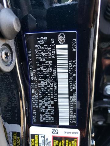 Photo 11 VIN: 4T1G11AK0PU805853 - TOYOTA CAMRY SE N 