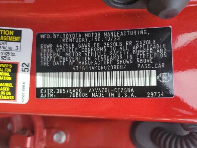 Photo 11 VIN: 4T1G11AK0RU208687 - TOYOTA CAMRY SE N 