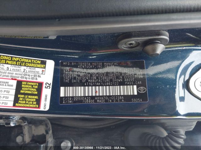 Photo 8 VIN: 4T1G11AK1LU862122 - TOYOTA CAMRY 