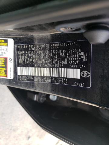 Photo 9 VIN: 4T1G11AK1MU435587 - TOYOTA CAMRY SE 