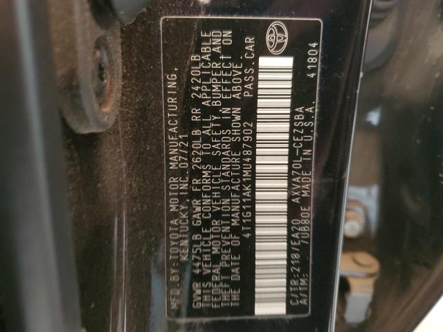 Photo 12 VIN: 4T1G11AK1MU487902 - TOYOTA CAMRY SE 