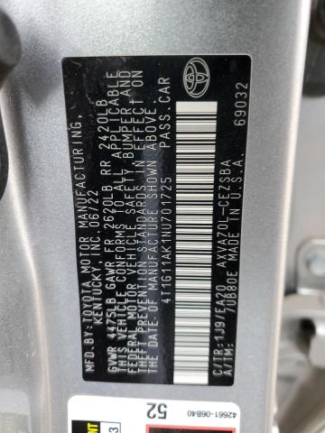 Photo 11 VIN: 4T1G11AK1NU701725 - TOYOTA CAMRY 