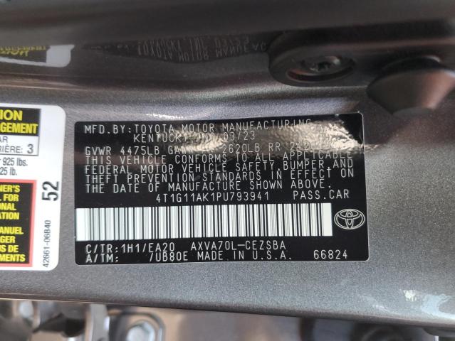 Photo 11 VIN: 4T1G11AK1PU793941 - TOYOTA CAMRY 