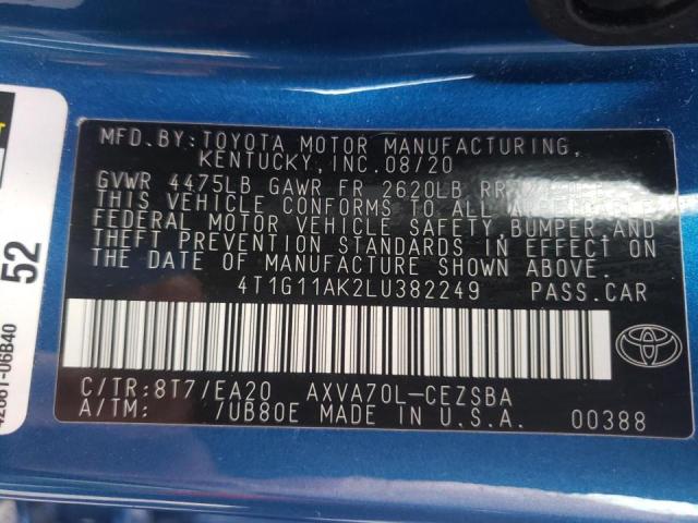 Photo 9 VIN: 4T1G11AK2LU382249 - TOYOTA CAMRY SE 