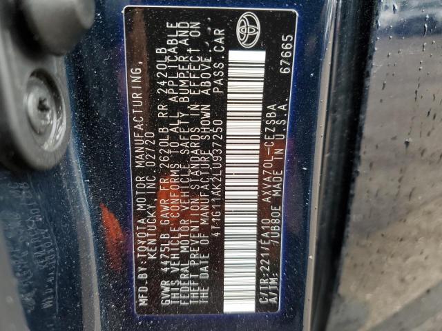 Photo 9 VIN: 4T1G11AK2LU937250 - TOYOTA CAMRY SE 