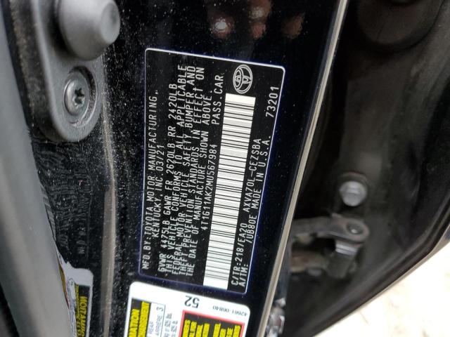 Photo 11 VIN: 4T1G11AK2MU567984 - TOYOTA CAMRY SE 