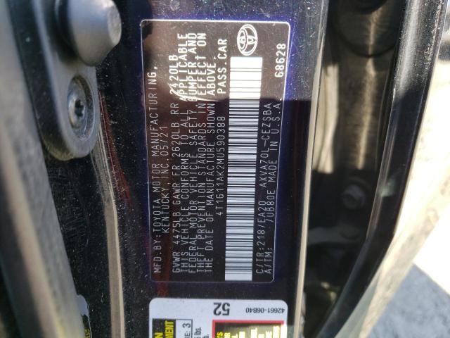 Photo 11 VIN: 4T1G11AK2MU590388 - TOYOTA CAMRY SE 