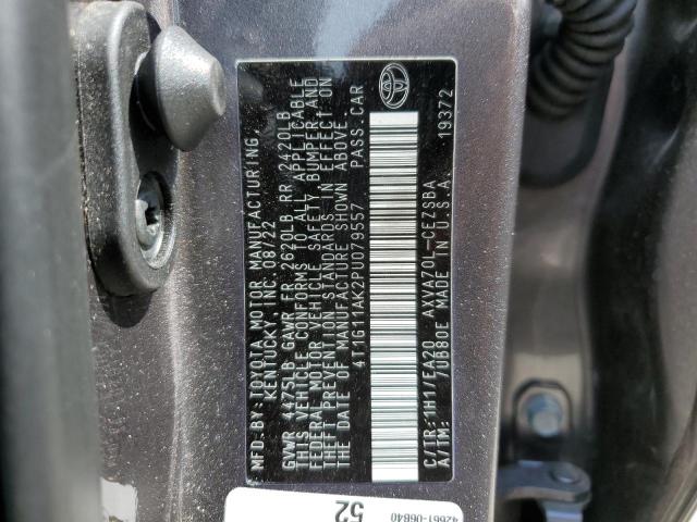 Photo 12 VIN: 4T1G11AK2PU079557 - TOYOTA CAMRY SE N 