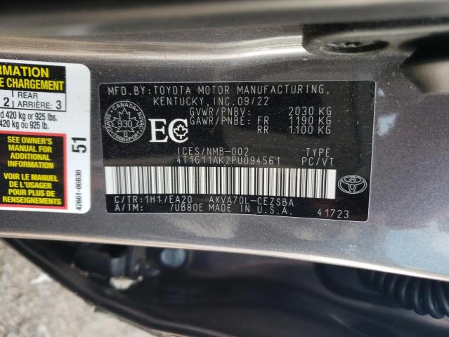 Photo 11 VIN: 4T1G11AK2PU094561 - TOYOTA CAMRY 