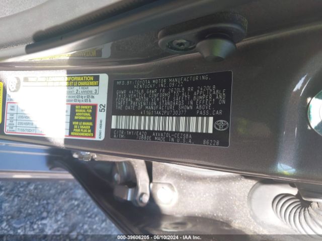 Photo 8 VIN: 4T1G11AK2PU730377 - TOYOTA CAMRY 