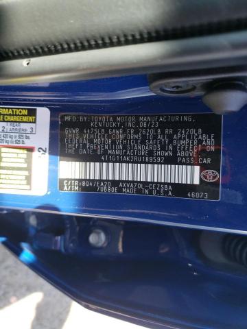 Photo 11 VIN: 4T1G11AK2RU189592 - TOYOTA CAMRY SE N 