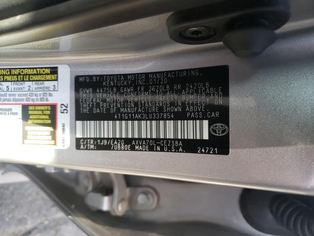 Photo 9 VIN: 4T1G11AK3LU337854 - TOYOTA CAMRY SE 