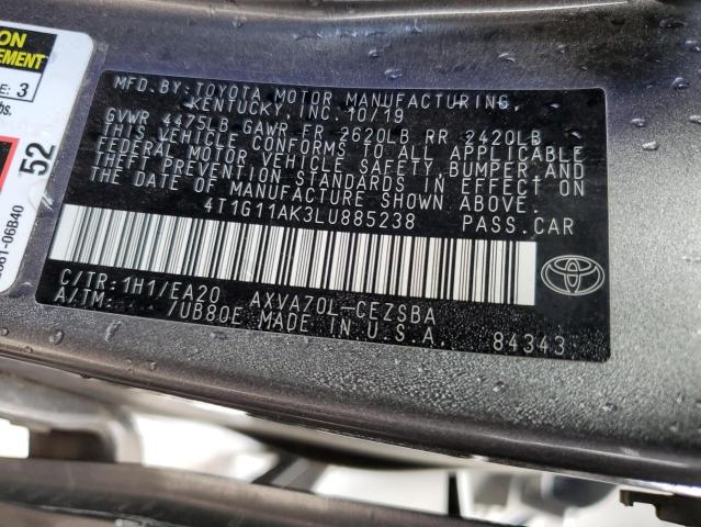 Photo 12 VIN: 4T1G11AK3LU885238 - TOYOTA CAMRY 