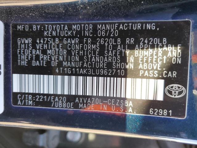 Photo 12 VIN: 4T1G11AK3LU962710 - TOYOTA CAMRY 