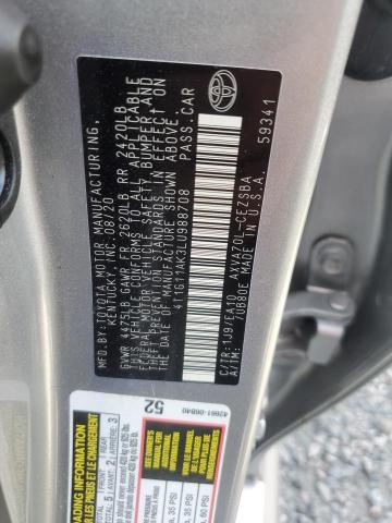 Photo 12 VIN: 4T1G11AK3LU988708 - TOYOTA CAMRY SE 